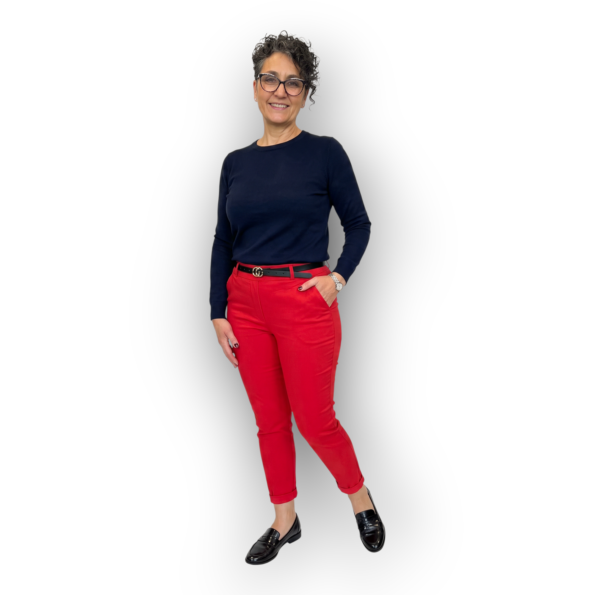 Hétnyolcados szűkülő szárú női nadrág – 4XL méretig