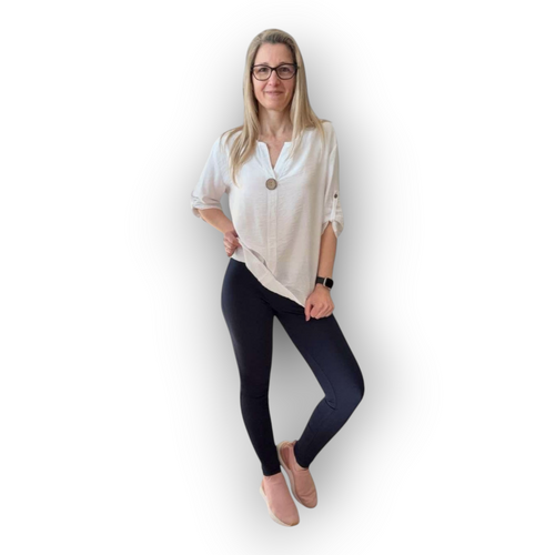 Horszi KO-GO fekete, testhez simuló, hosszú pamut női leggings, kényelmes, rugalmas anyagból, mindennapi viseletre.