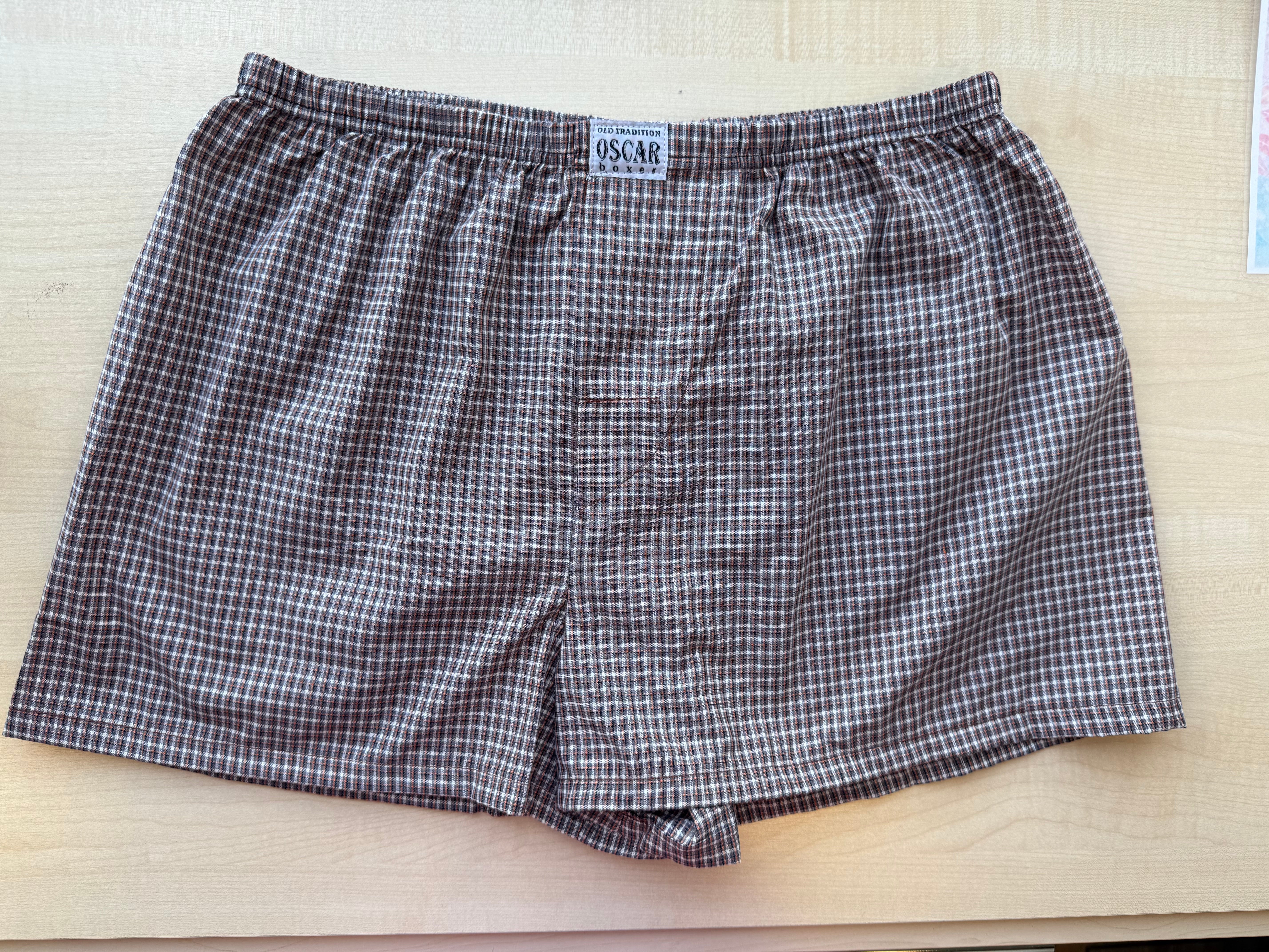 Férfi bő szárú pamutvászon boxer - Oscar