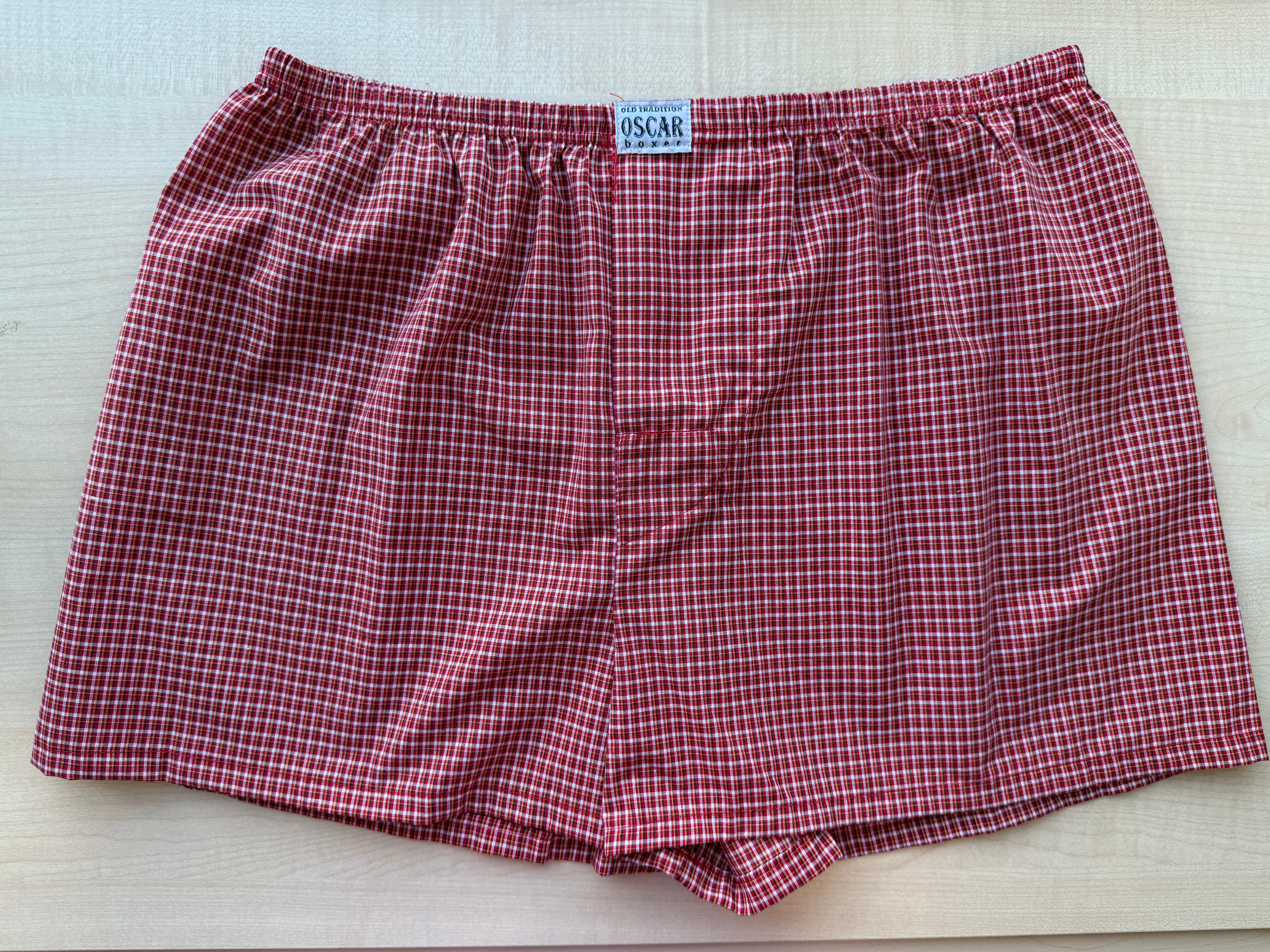 Férfi bő szárú pamutvászon boxer - Oscar