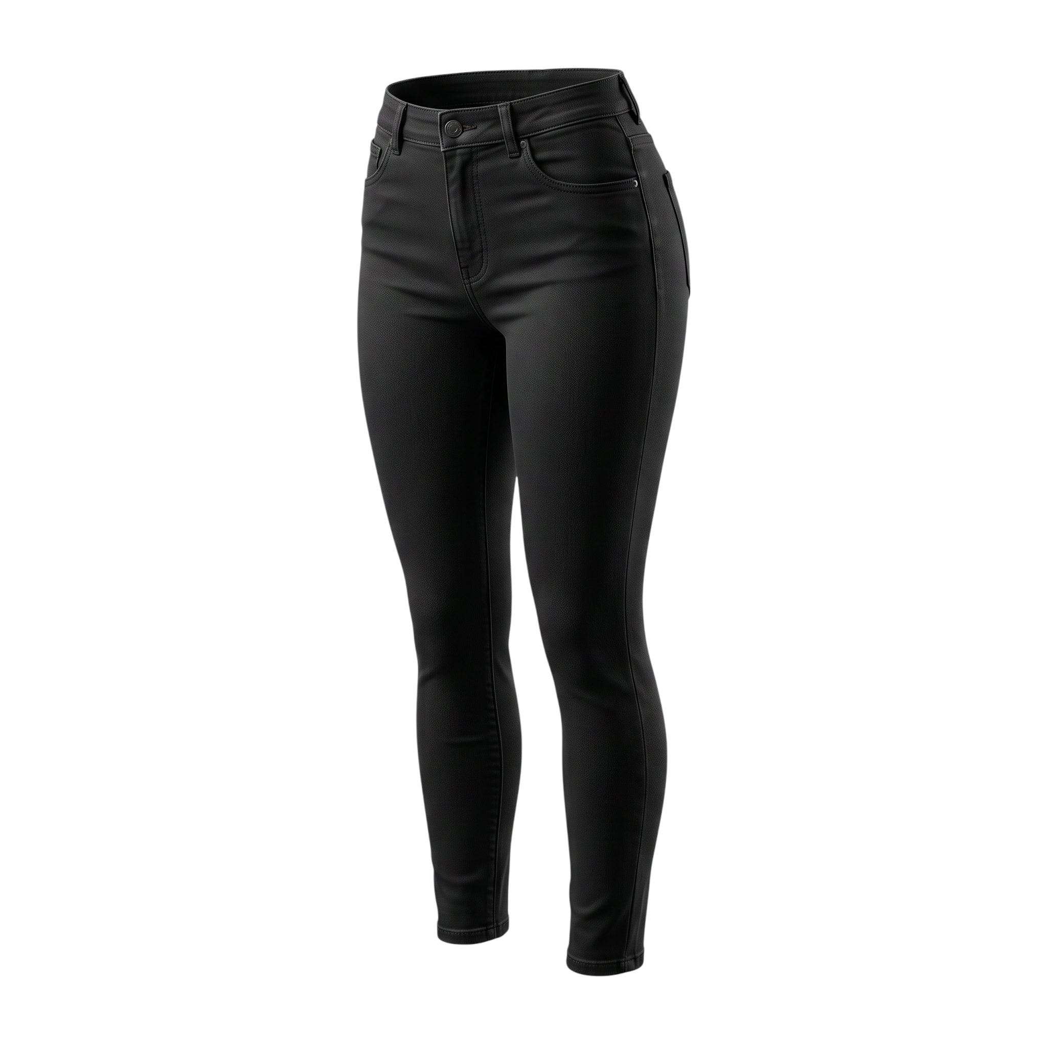 Női PUSH UP fekete farmernadrág - RE-DRESS JEANS