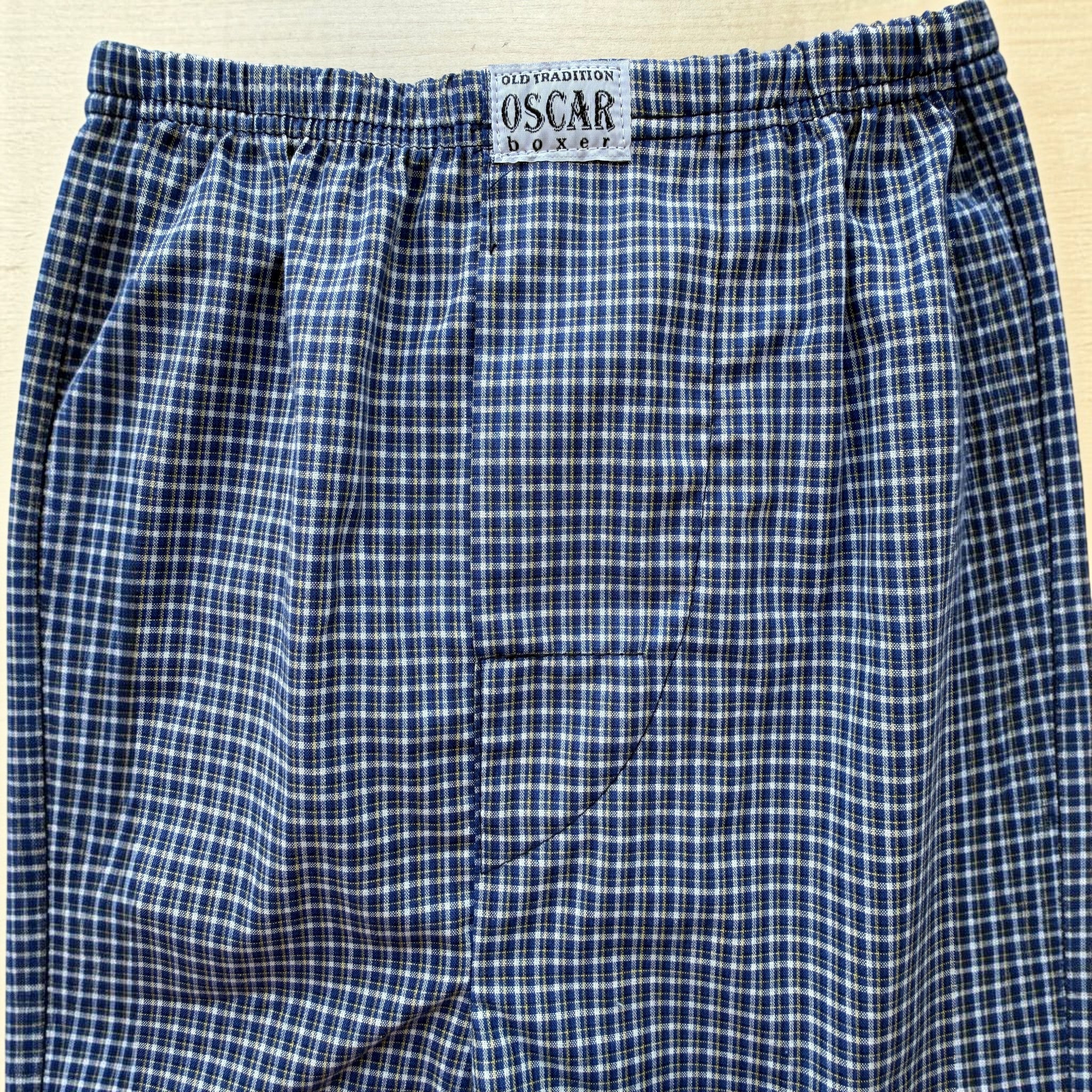 Férfi bő szárú pamutvászon boxer - Oscar