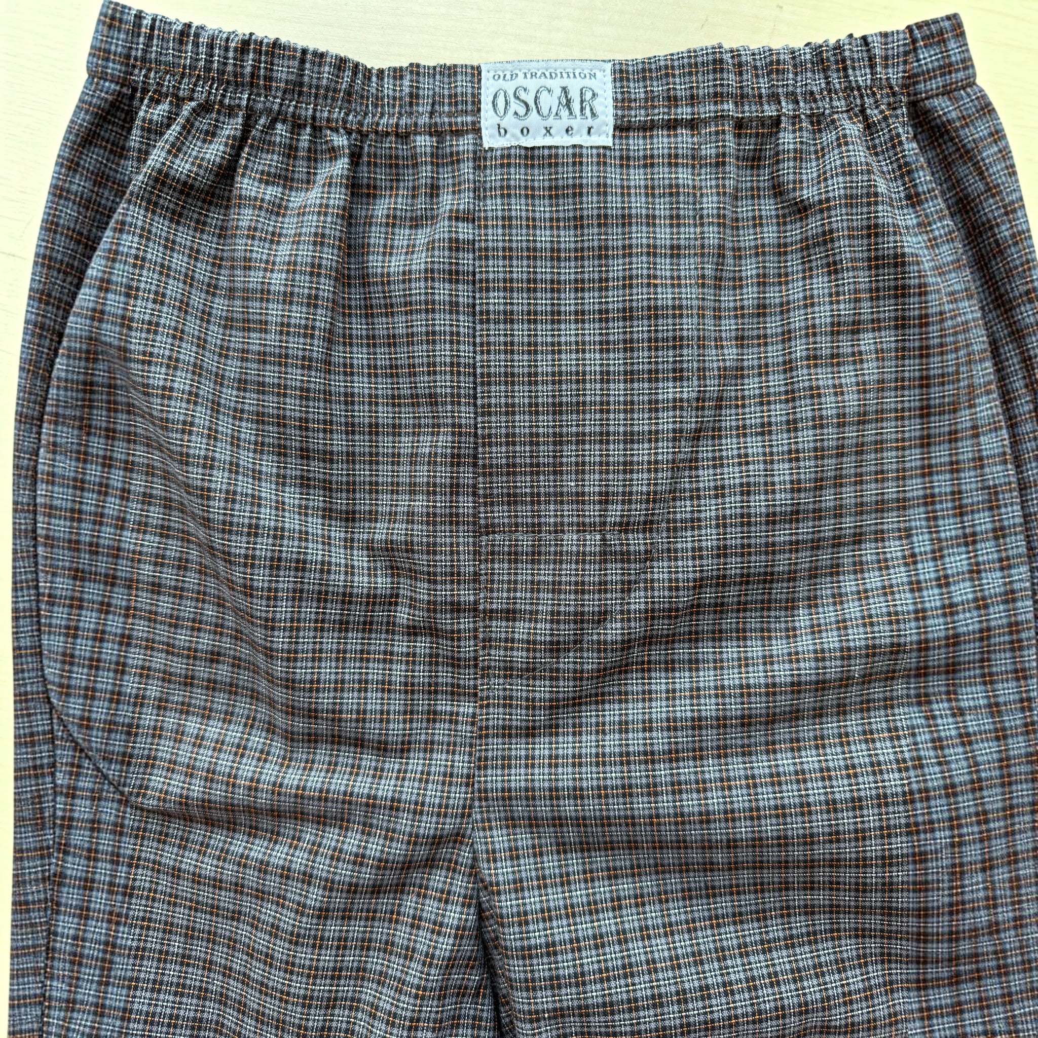 Férfi bő szárú pamutvászon boxer - Oscar